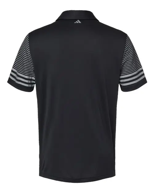 Men's Striped Sleeve Polo - Image 2