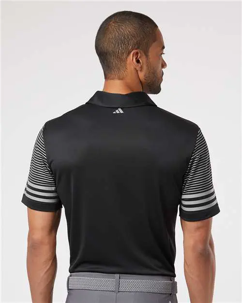 Men's Striped Sleeve Polo - Image 6