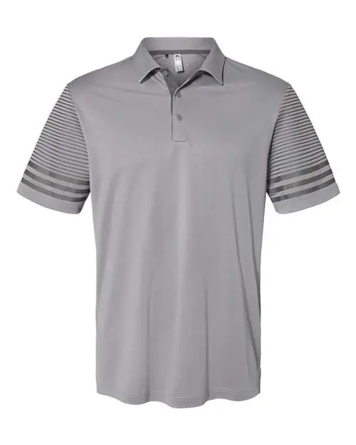 Men's Striped Sleeve Polo - Image 7