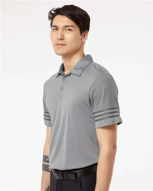 Men's Striped Sleeve Polo - Image 11