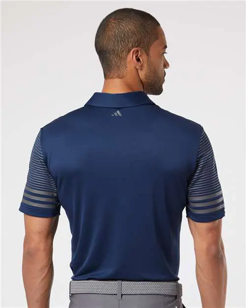 Men's Striped Sleeve Polo - Image 18