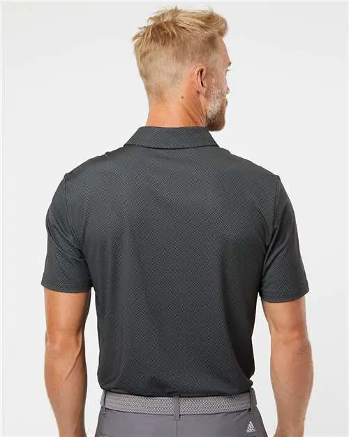 Men's Ultimate365 Diamond Dot Print Polo - Image 6