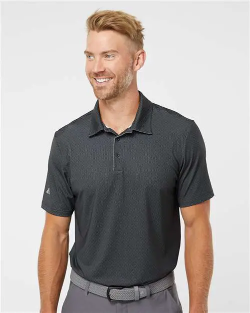 Men's Ultimate365 Diamond Dot Print Polo - Image 4