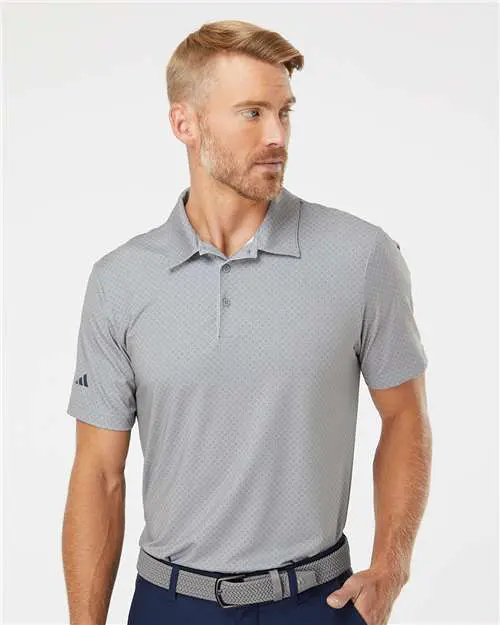 Men's Ultimate365 Diamond Dot Print Polo - Image 16