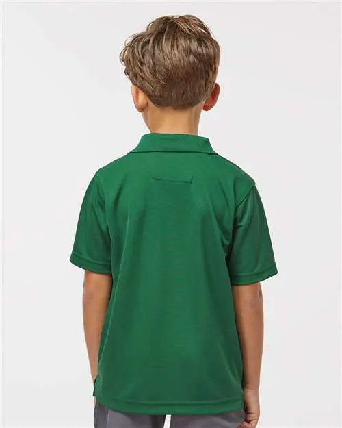 Youth Saratoga Performance Mini Mesh Polo - Image 6
