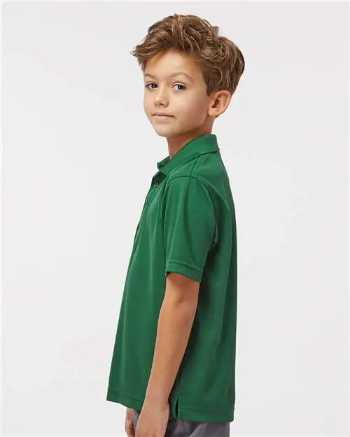Youth Saratoga Performance Mini Mesh Polo - Image 5