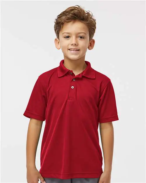 Youth Saratoga Performance Mini Mesh Polo - Image 22