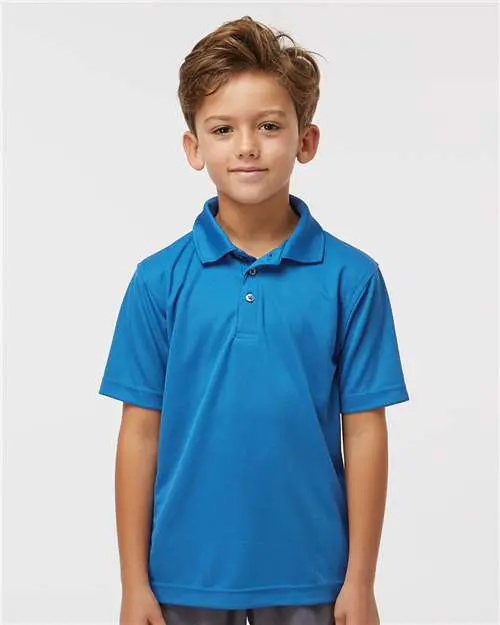 Youth Saratoga Performance Mini Mesh Polo - Image 34