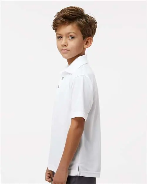 Youth Saratoga Performance Mini Mesh Polo - Image 41