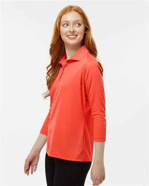 Women's Lady Palm Three-Quarter Sleeve Polo - Image 5