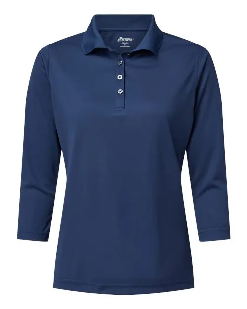 Women's Lady Palm Three-Quarter Sleeve Polo - Image 7