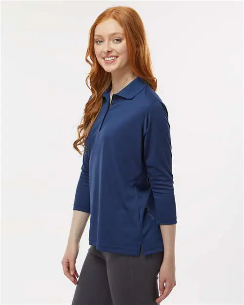 Women's Lady Palm Three-Quarter Sleeve Polo - Image 11