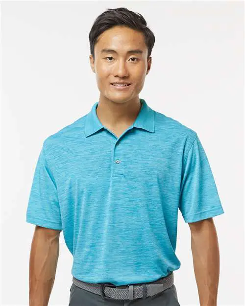 Men's Dakota Striated Heather Polo - Image 4