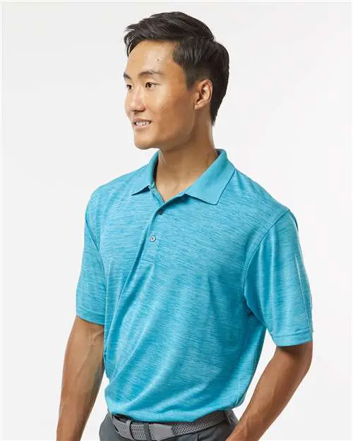 Men's Dakota Striated Heather Polo - Image 5