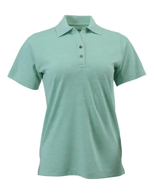 Women's Dakota Striated Heather Polo - Image 16