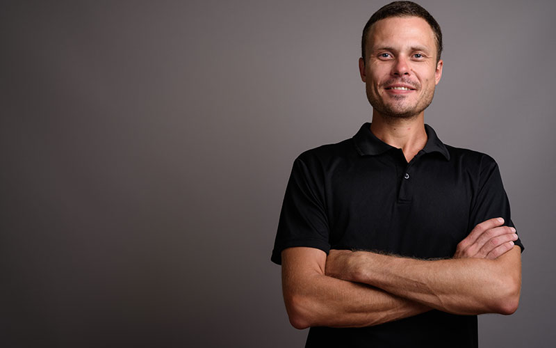 Shop Men's Custom Logo Polo Shirts