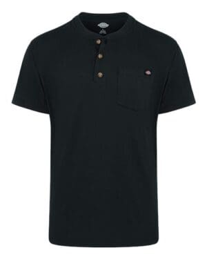 Men's Tall Heavyweight Traditional Short Sleeve Henley