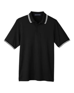 Men's CrownLux Performance® Plaited Tipped Polo